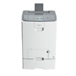 Lexmark C748DTE Color Laser Printer : C748 w/ Duplex, Dual Trays & Touch Screen - C-748DTE