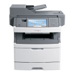 Lexmark X464de MonoChrome Multifunction Printer : X464 W/ Duplex & Touch Screen - X-464de