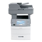 Lexmark X652de MonoChrome Multifunction Printer : X652 W/ Duplex & Touch Screen - X-652de