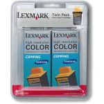 Lexmark 15M0120 Color Ink Cartridge 2-Pack (275 Pages)