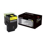 Lexmark 80C0X40 Yellow Toner Cartridge (4k Pages)