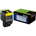 Lexmark 80C1HY0 Yellow Toner Cartridge (3k Pages)