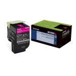 Lexmark 80C1SM0 Magenta Toner Cartridge (2k Pages)