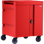 Bretford TVC32PAC-RED 32-Device CUBE Charging Cart