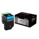 Lexmark 70C0H20 Cyan Toner Cartridge (3k Pages)