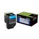 Lexmark 70C10C0 Cyan Toner Cartridge (1k Pages)