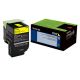 Lexmark 70C10Y0 Yellow Toner Cartridge (1k Pages)