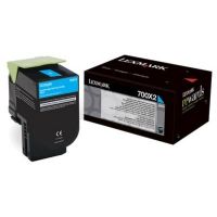 Lexmark 70C0X20 Cyan Toner Cartridge (4k Pages)