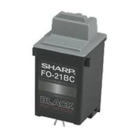 Sharp FO-21BC Black Inkjet Cartridge (1k Pages)